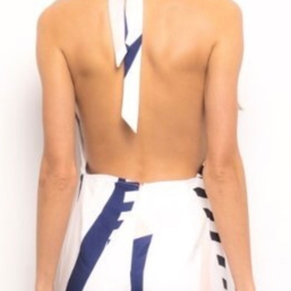 BACKLESS  ABSTRACT JUMPSUIT - Picture 5 of 5